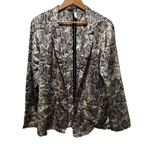 Glam Size Large Snakeskin Blazer